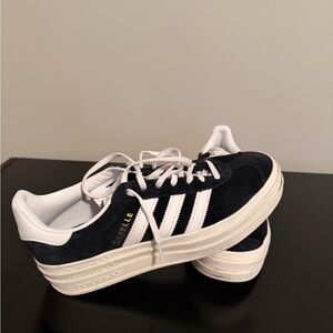 Adidas Gazelle Black Suede Sneakers